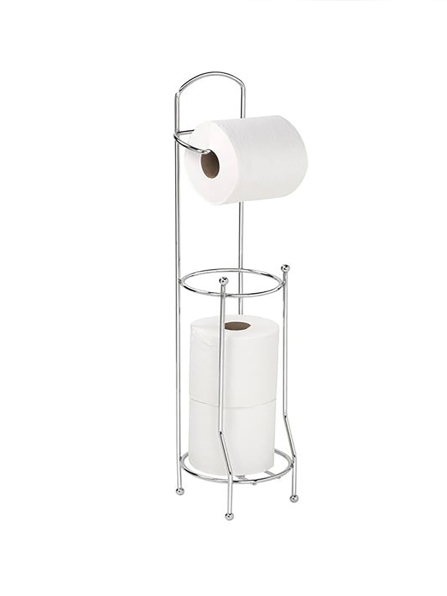 Bath Bliss Chrome Toilet Paper Holder & Dispenser